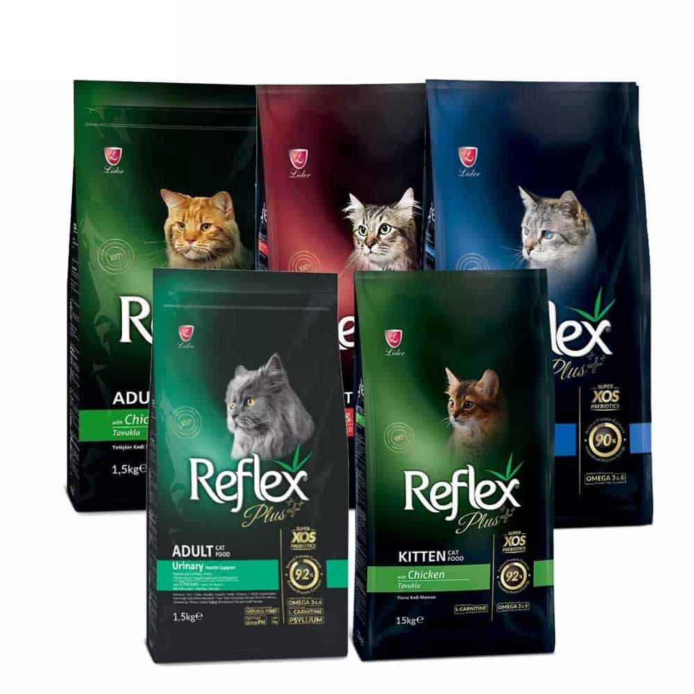 Thức ăn hạt Reflex cho mèo vị thịt gà và cá hồi