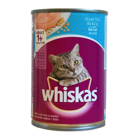 Pate Whiskas cho mèo vị cá biển lon 80g